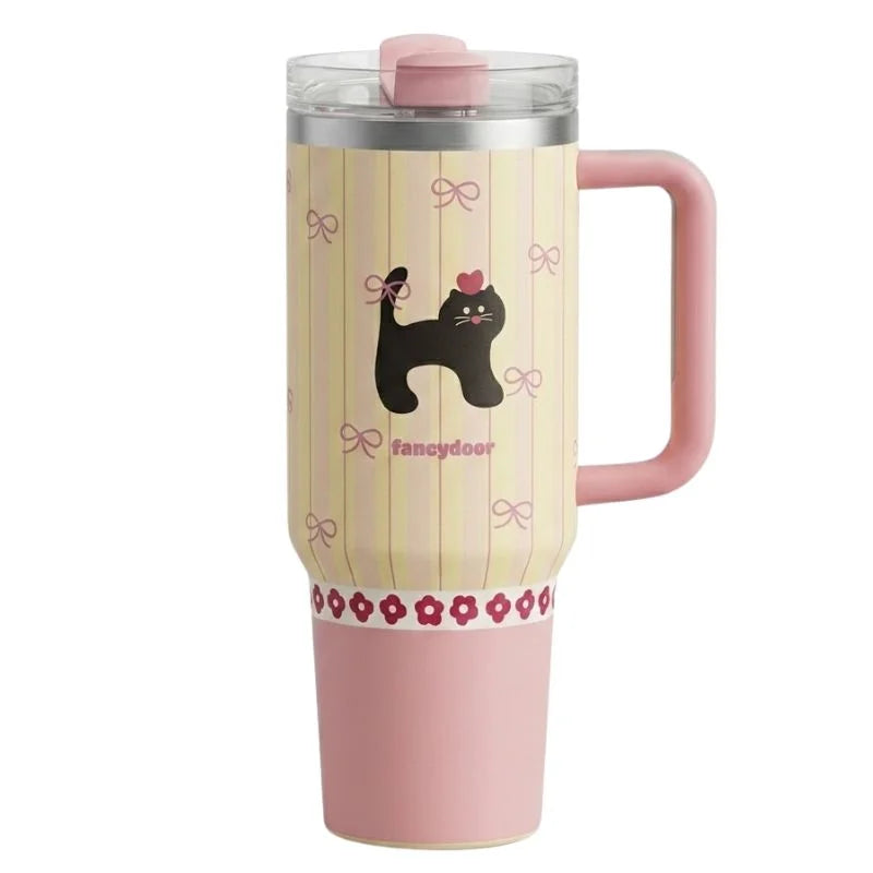 Cat Stainless Steel Tumbler