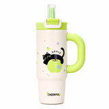"Cheerful" Happy Day Cat Tumbler -  Red