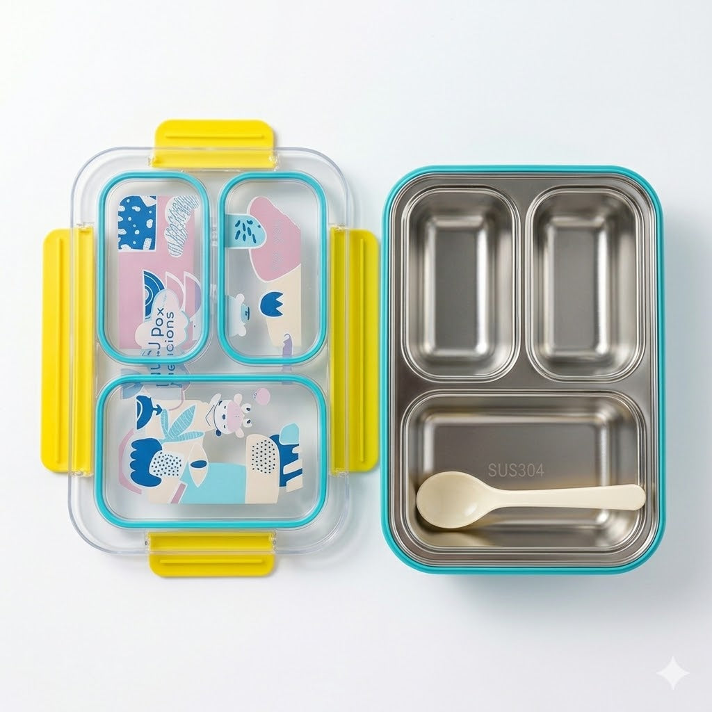 Bunny Steel Lunch Box