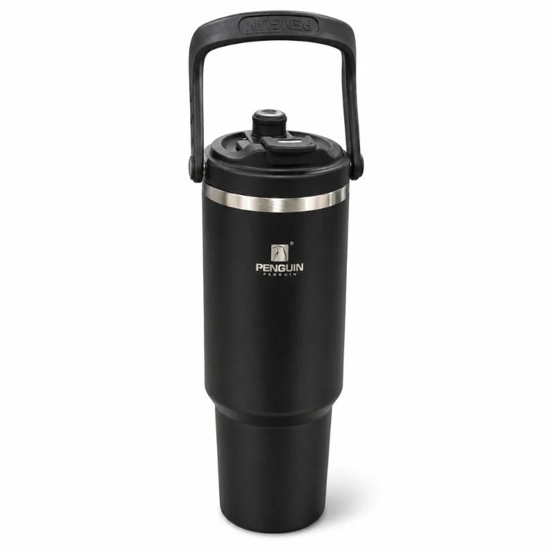 " Penguin " Stainless Steel Tumbler - Pink