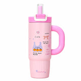 "Cheerful" Happy Day Cat Tumbler -  Red