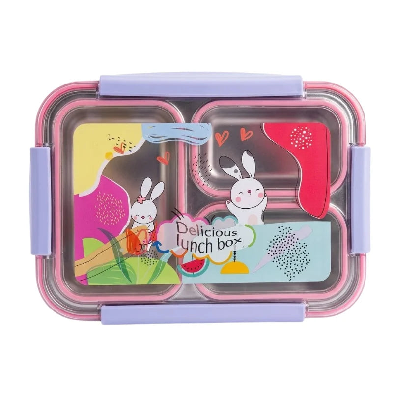 Bunny Steel Lunch Box