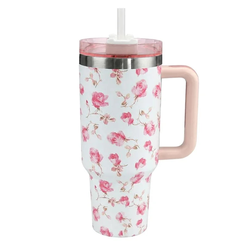 Floral Stainless steel Tumbler