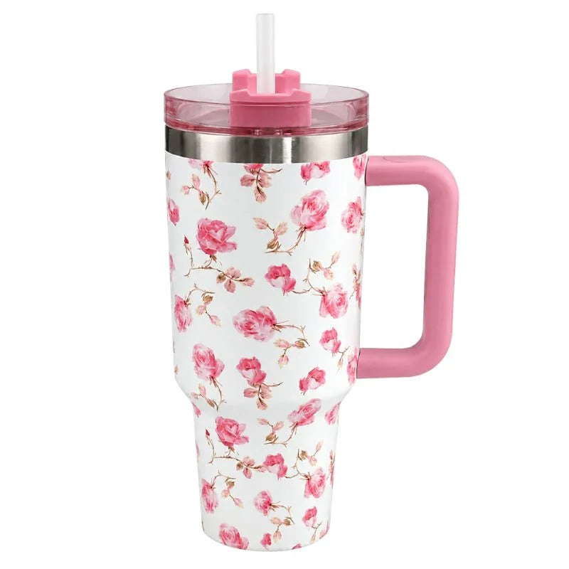Floral Stainless steel Tumbler