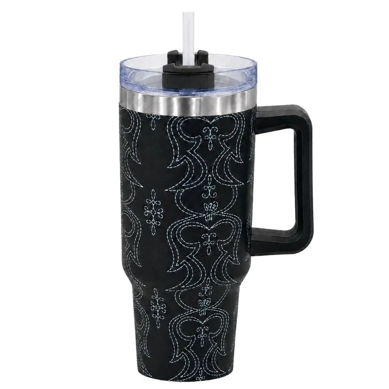 Black Stainless Steel Tumbler