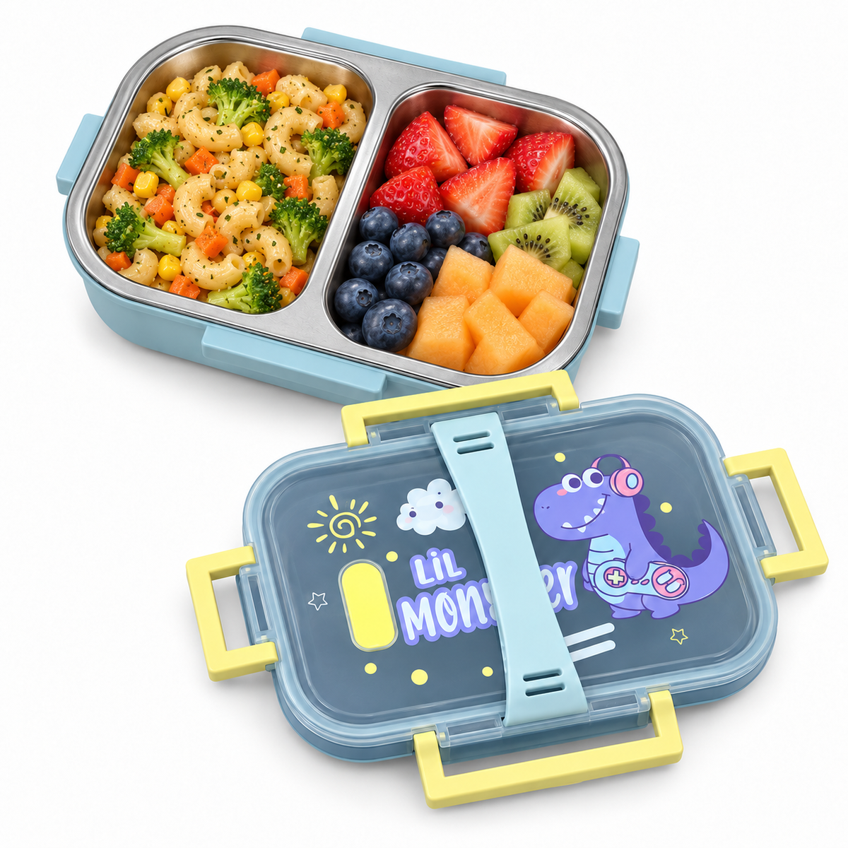 Kids dinosaur stainless steel lunch box 3
