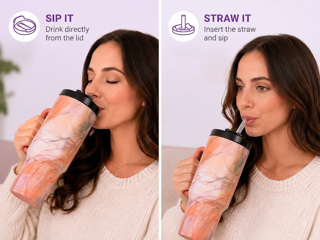 Tie & Dye Stainless Steel Tumbler