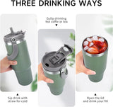 " Penguin " Stainless Steel Tumbler - Pink