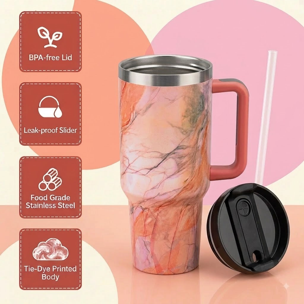 Tie & Dye Stainless Steel Tumbler