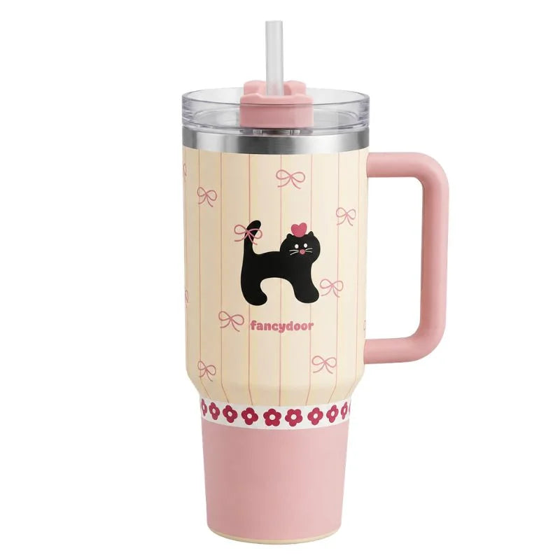 Cat Stainless Steel Tumbler